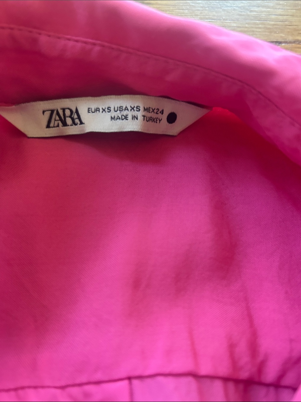 Zara Pink Blouse Size XS - Picture 2 of 7